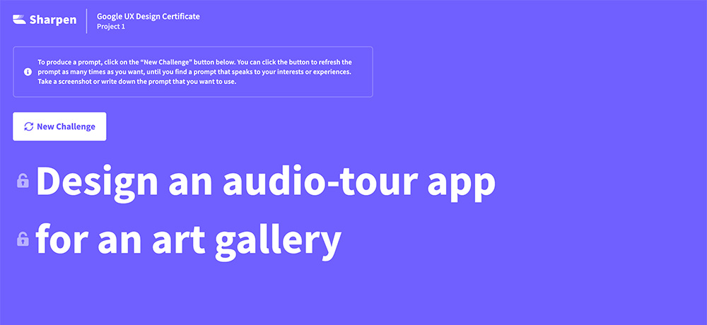 Prompt: Design an audio-tour app for an art gallery.